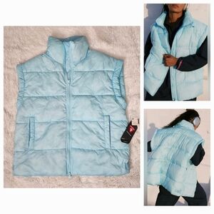 Free People Movement In A Bubble Puffer Vest Sky High
